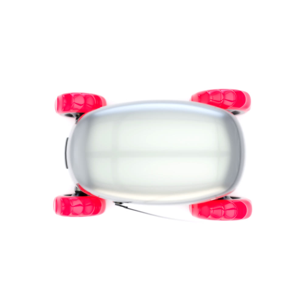 Automated Delivery Robot Service . Modern Smart Wireless Robot Delivers Goods or Food to a Customer. New Technological Iot Business Industry of Delivery Logistic of Online Shop. 3d illustration