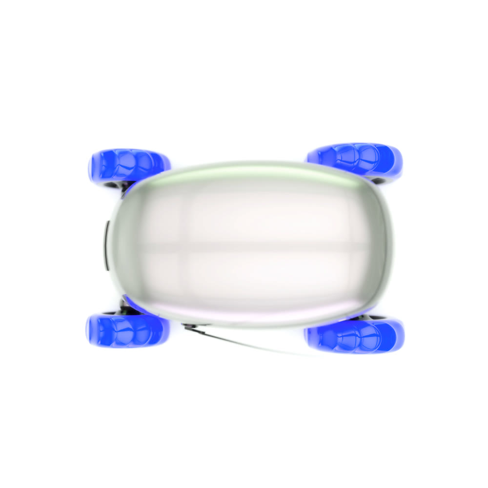 Automated Delivery Robot Service . Modern Smart Wireless Robot Delivers Goods or Food to a Customer. New Technological Iot Business Industry of Delivery Logistic of Online Shop. 3d illustration